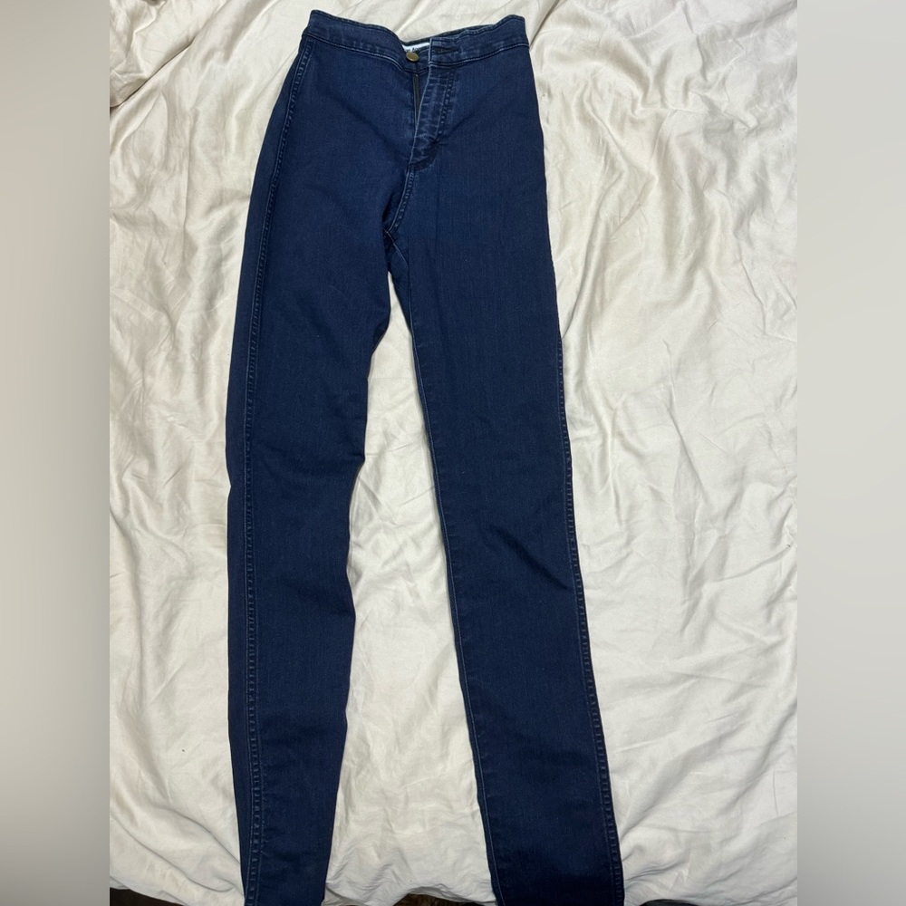 American Apparel High Rise Skinny Jeans